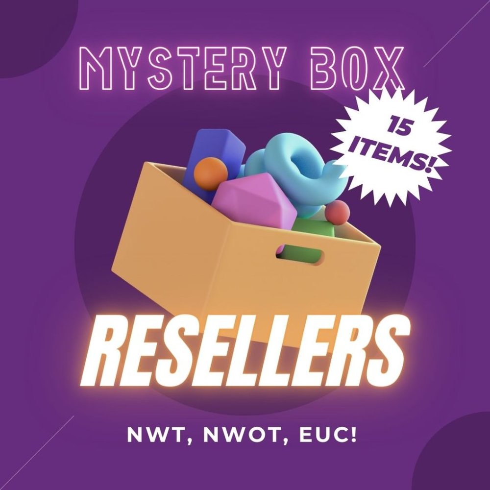 SALE!! MYSTERY RESELLERS BOX! 15 ITEMS! ONE LOW PRICE & only ONE SHIPPING FEE!